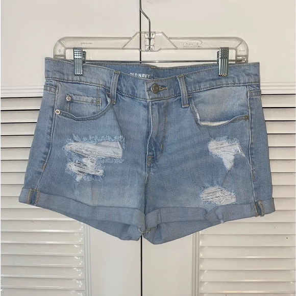 Old Navy High Waisted Boyfriend Jean Shorts - Picture 1 of 4